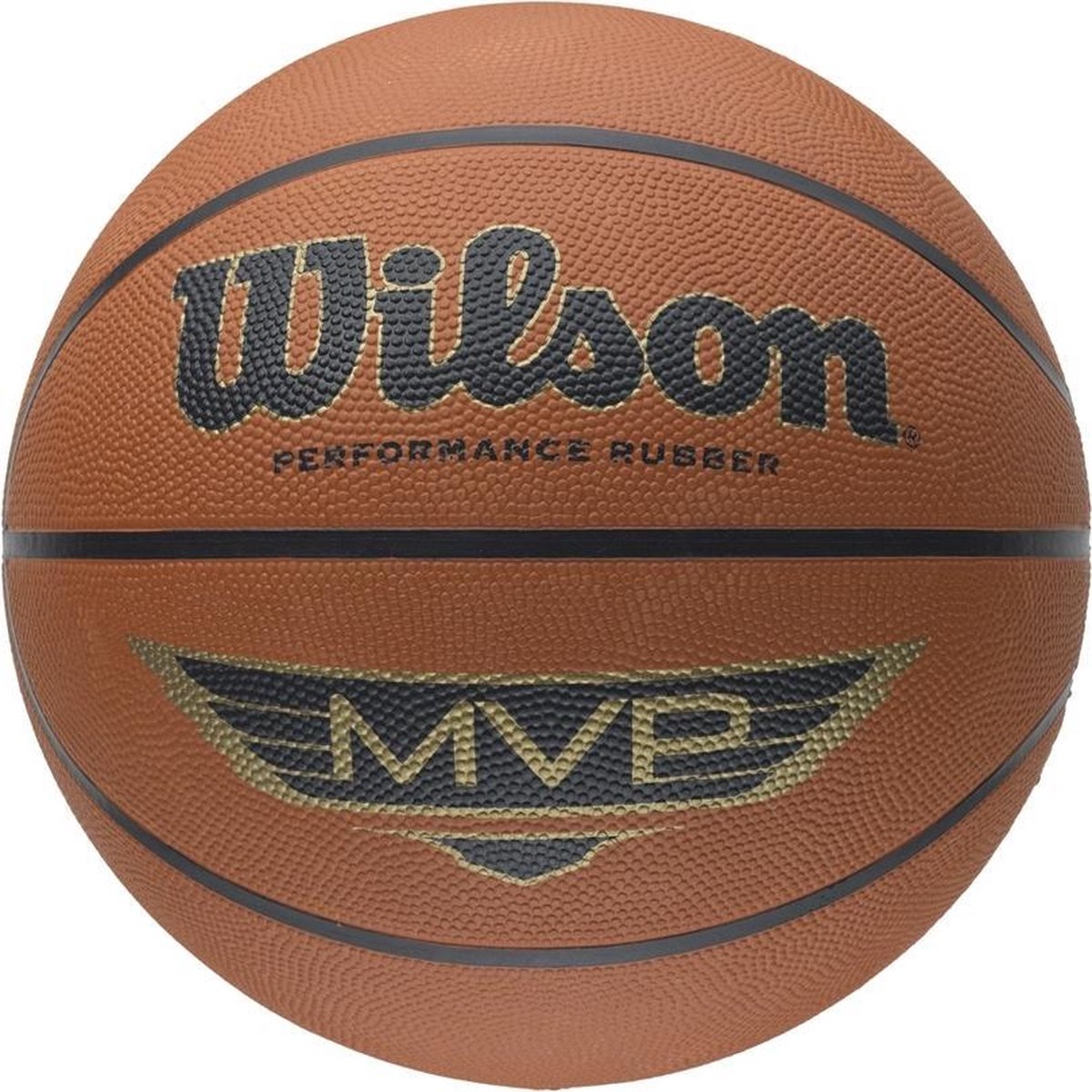 Wilson Basketbal Mvp Rubber Oranje Maat 7
