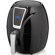 KitchenBrothers Airfryer - Hetelucht Friteuse - LED Touch Screen - Incl. Frituurmand - 1300W - 3