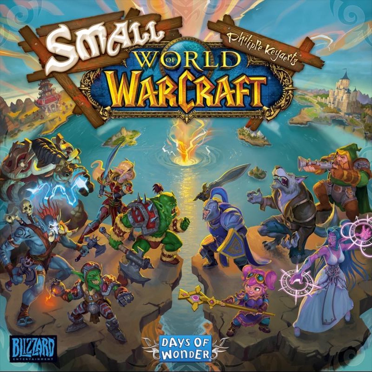 WORLD OF WARCRAFT - Small World 'Franse versie' Bordspel