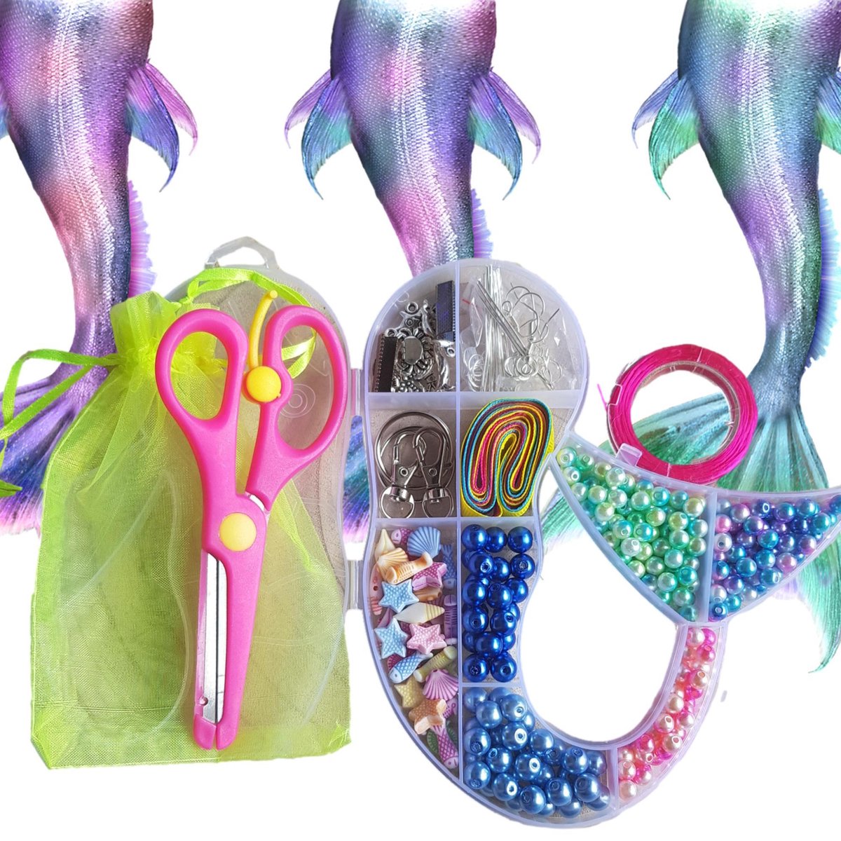 Volledig Pakket Sieraden Maken voor Kinderen-ca 335 Kralen en Onderdelen- Oorbellen