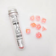 Chessex 8-Die set Lab Dice Nebula Supernova/White