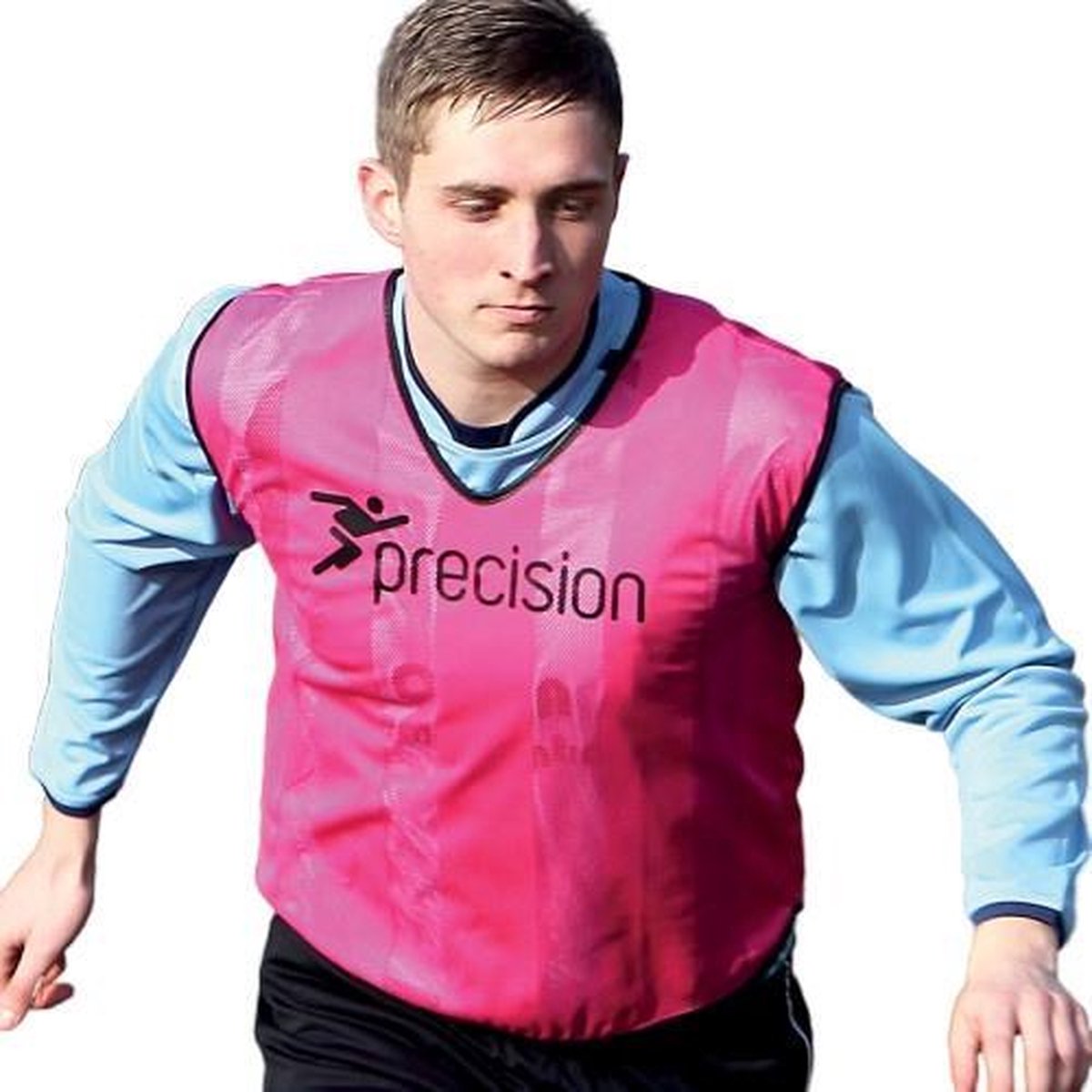Precision Trainingshesje Mesh Junior Polyester Roze Maat Xs