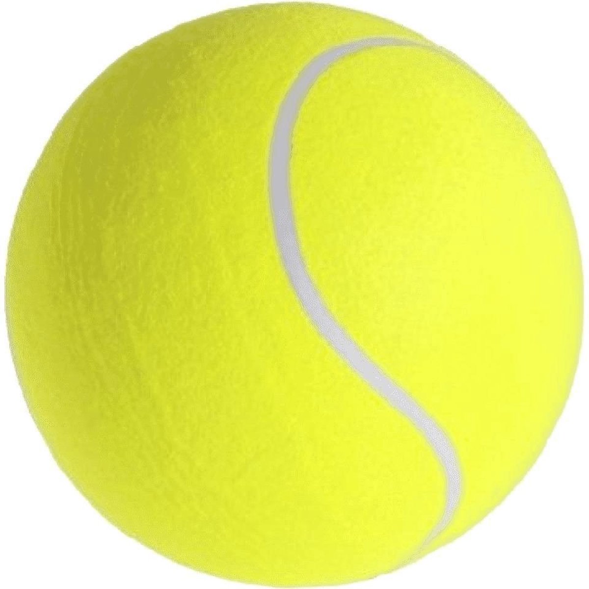 Mega tennisbal XXL geel 22 cm speelgoed/sportartikelen - Sportmaterialen - Grote tennisballen - Buitenspeelgoed/sportief speelgoed - Tennissen
