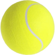 Mega tennisbal XXL geel 22 cm speelgoed/sportartikelen - Sportmaterialen - Grote tennisballen - Buitenspeelgoed/sportief speelgoed - Tennissen