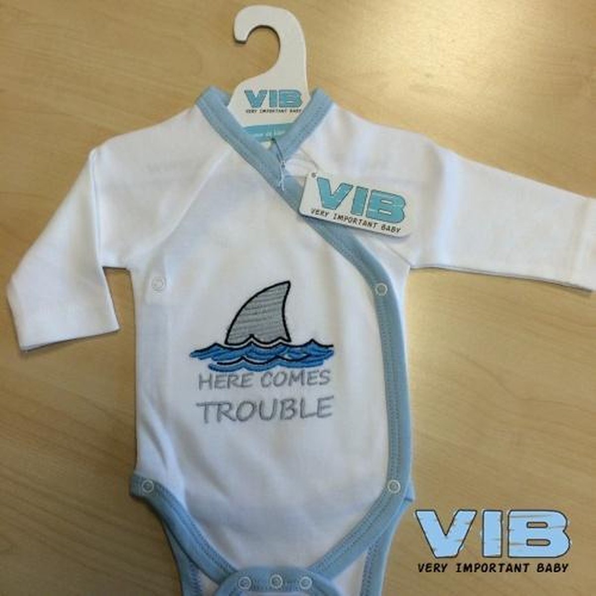 Romper blauw Trouble
