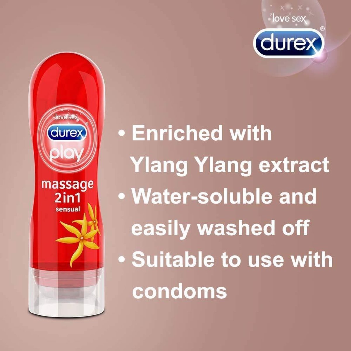 Durex Play Sensual Massage 2 In 1 200ml