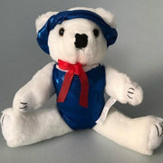 Dreamlight - Teddybeer - Pluche - Wit - Met Turnpakje - Royal Blauw Turnpakje