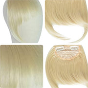 Clip In Pony Haarpony Fringe Bangs Hairextensions SWEDISH BLOND