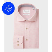 Vintage roze Michaelis overhemd-boordmaat: 38