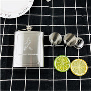 Invendio - Luxe heupfles - Gift set - Zakfles - Johnie Walker flacon heupflesje - Roestvrij staal - platvink