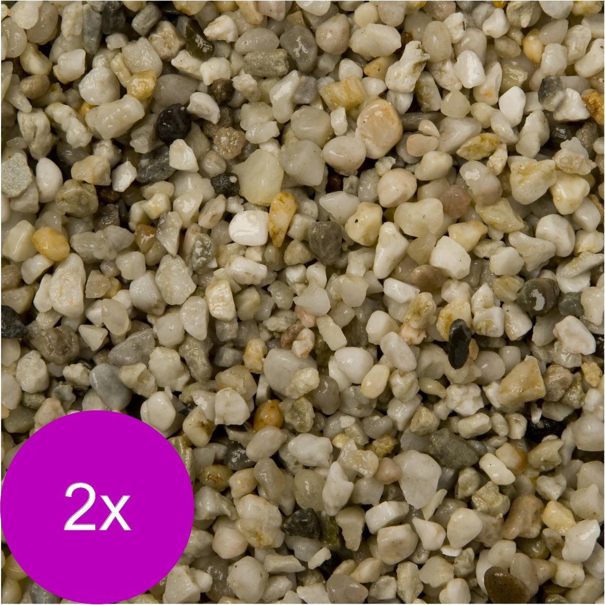 Vdl Aquariumgrind 3-6 Mm - Aquarium - Siergrind - 2 x 10 kg Licht