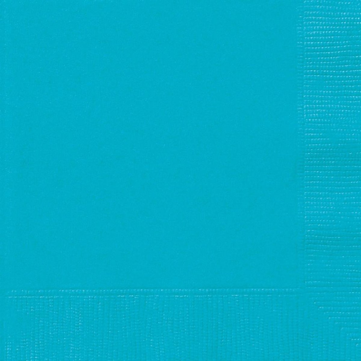 Turquoise Servetten 33cm 50st