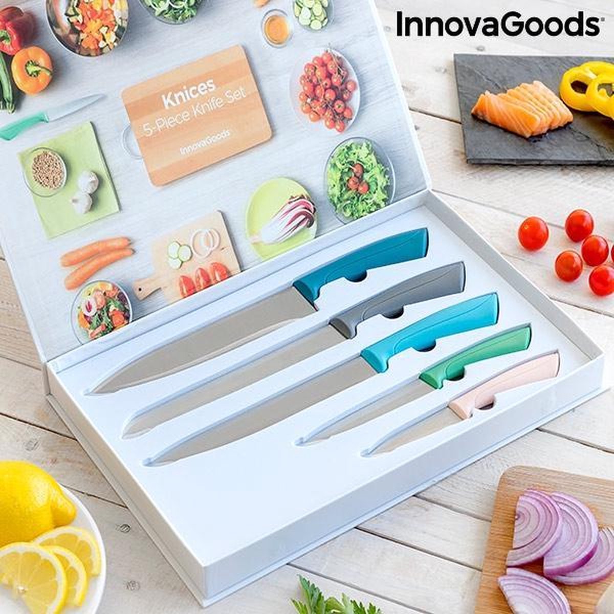 Messen Set Knices InnovaGoods 5 Onderdelen