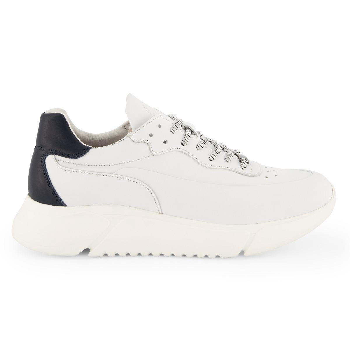 Travelin' Retford - Leren heren sneaker - Wit - Maat 45