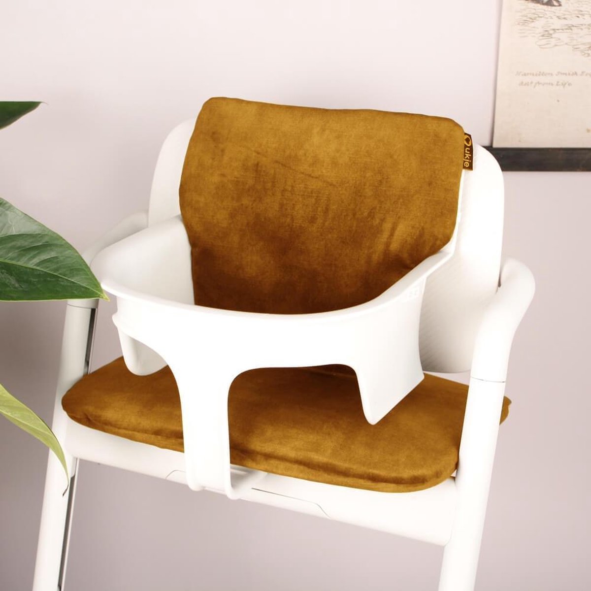 Ukje Cybex Lemo Kussenset - Velvet - Mosterd / Okergeel