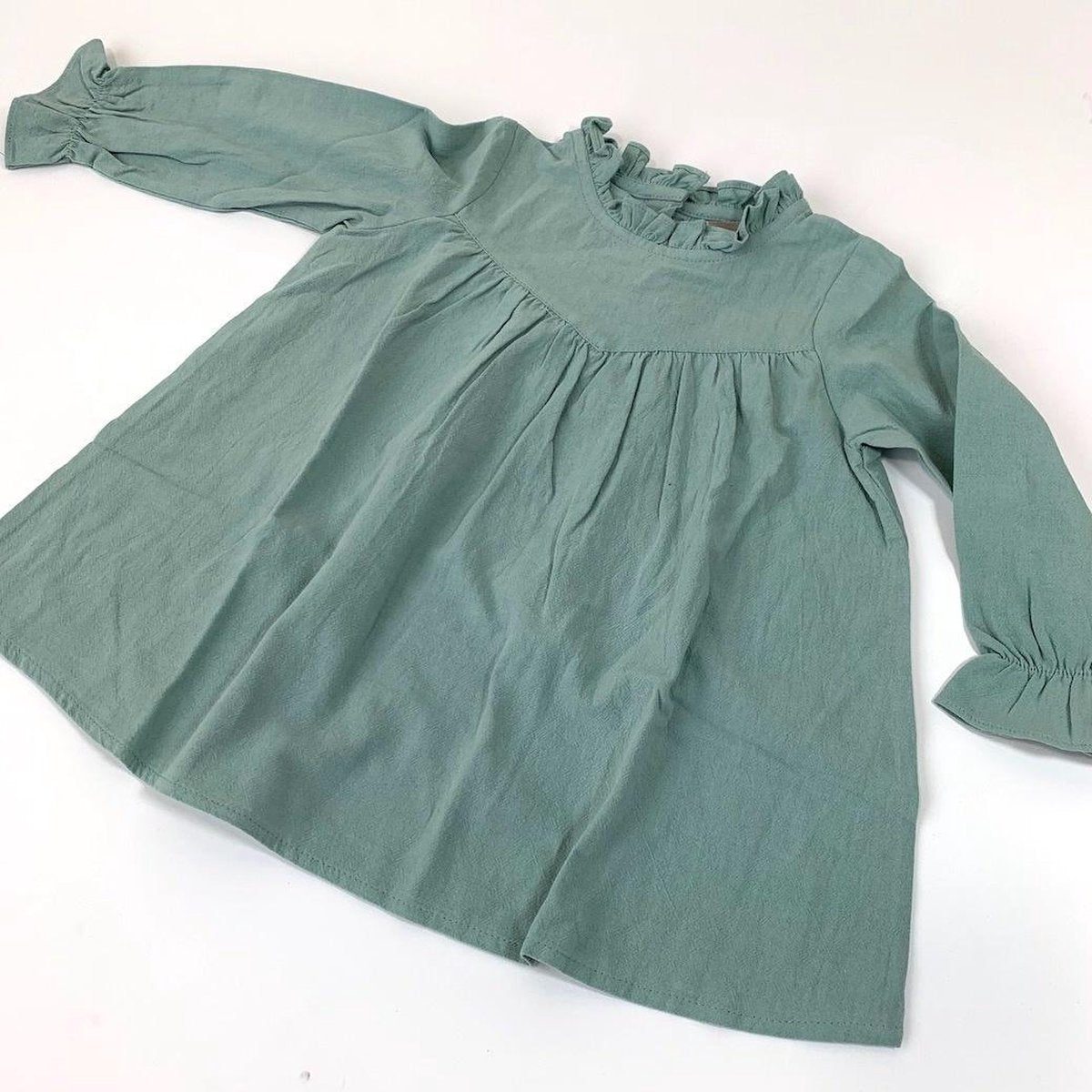 tinymoon Jurk – Dusty Mint – Maat 110/116