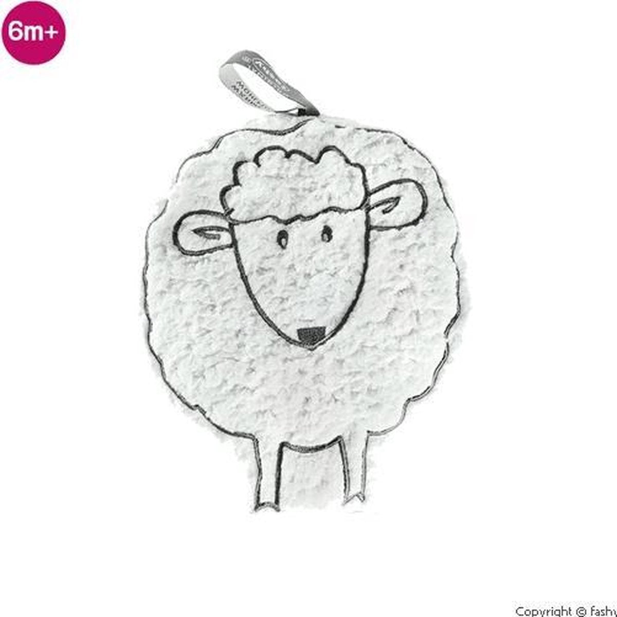 Dolly het schaap warm water kruik - warmteknuffel Fashy