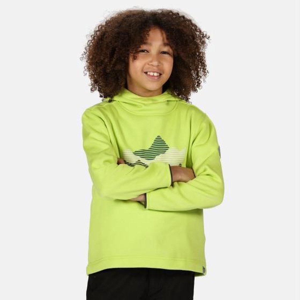 Regatta Trui Highton Extol Junior Polyester Groen Mt 170/176
