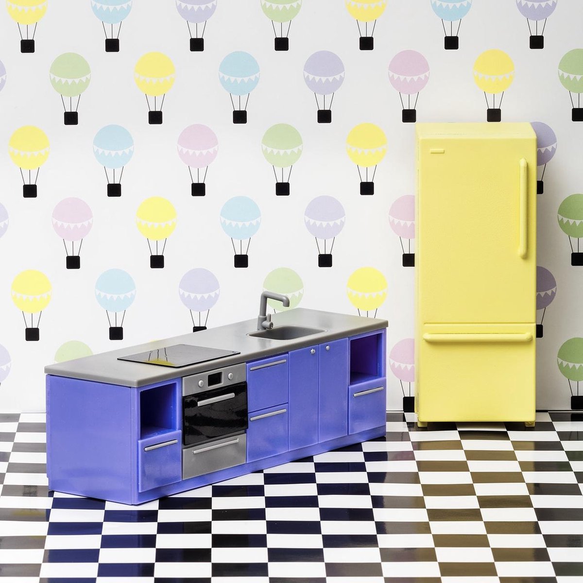 Lundby poppenhuis Basic - Keukenset
