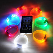 LED Disco Armband | Muziek activerende LED Armband | Sound Control LED | LED Verlichting Glow in the Dark op Maat met de Muziek | Leuk voor in de Kroeg