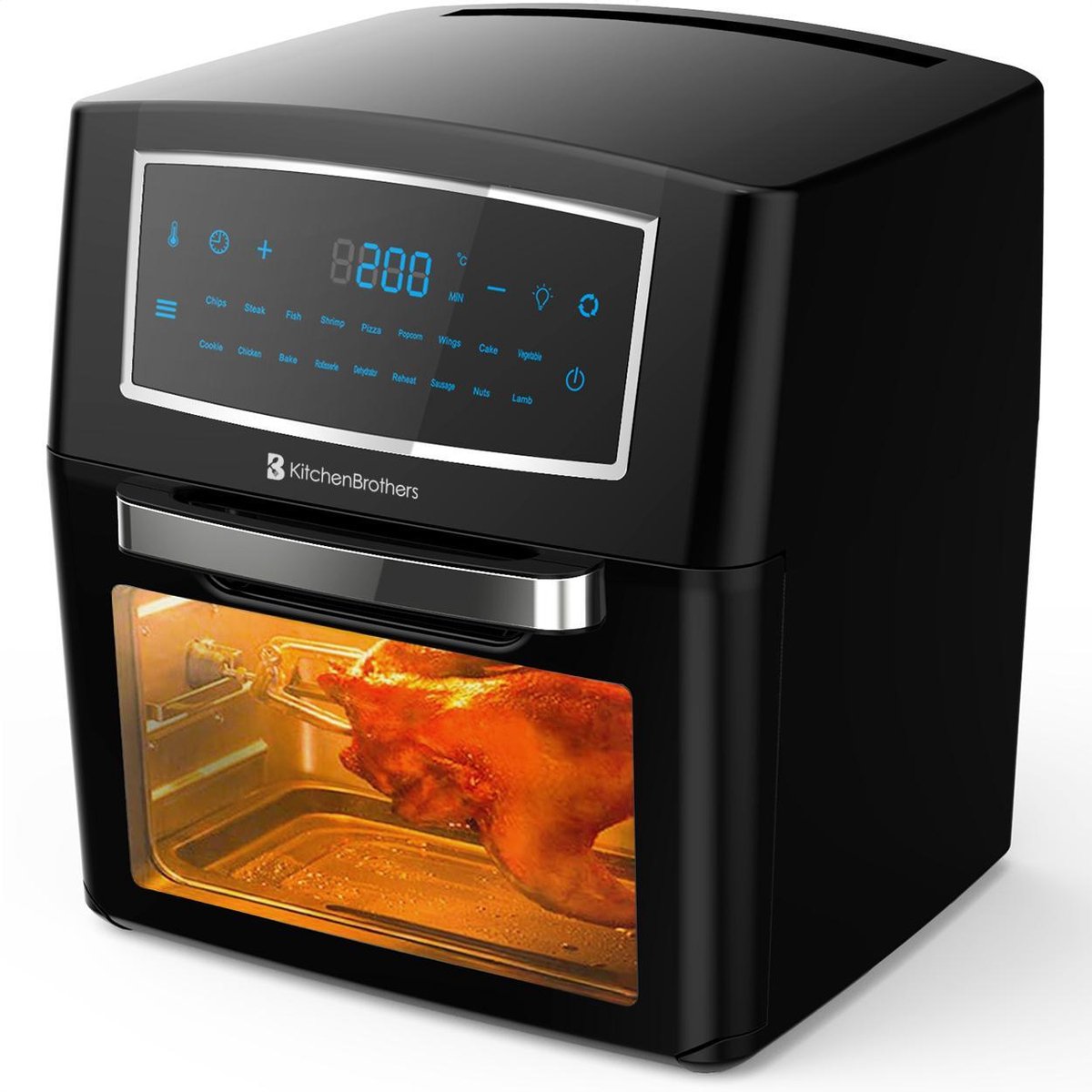 KitchenBrothers Airfryer Oven Deluxe - 18-in-1 Hetelucht Friteuse