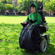zwarte kids kinder Voetenzak rolstoeldeken rolstoel beenwarmer scootmobiel beenzak deken kinderbeenzak Wheelchair Cosy kids