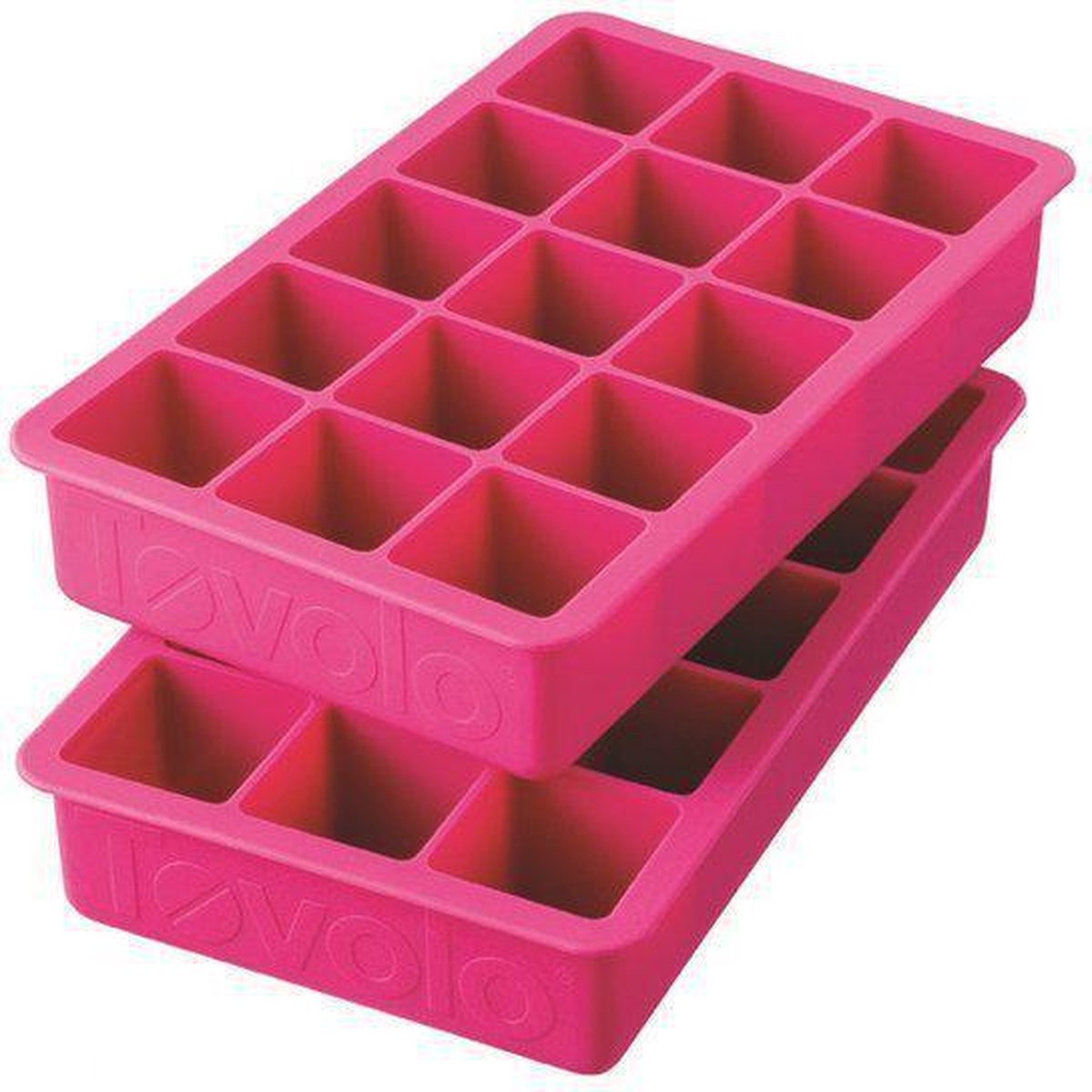 Tovolo IJsblokjesmaker - Siliconen - Set van 2 stuks - Fuchsia