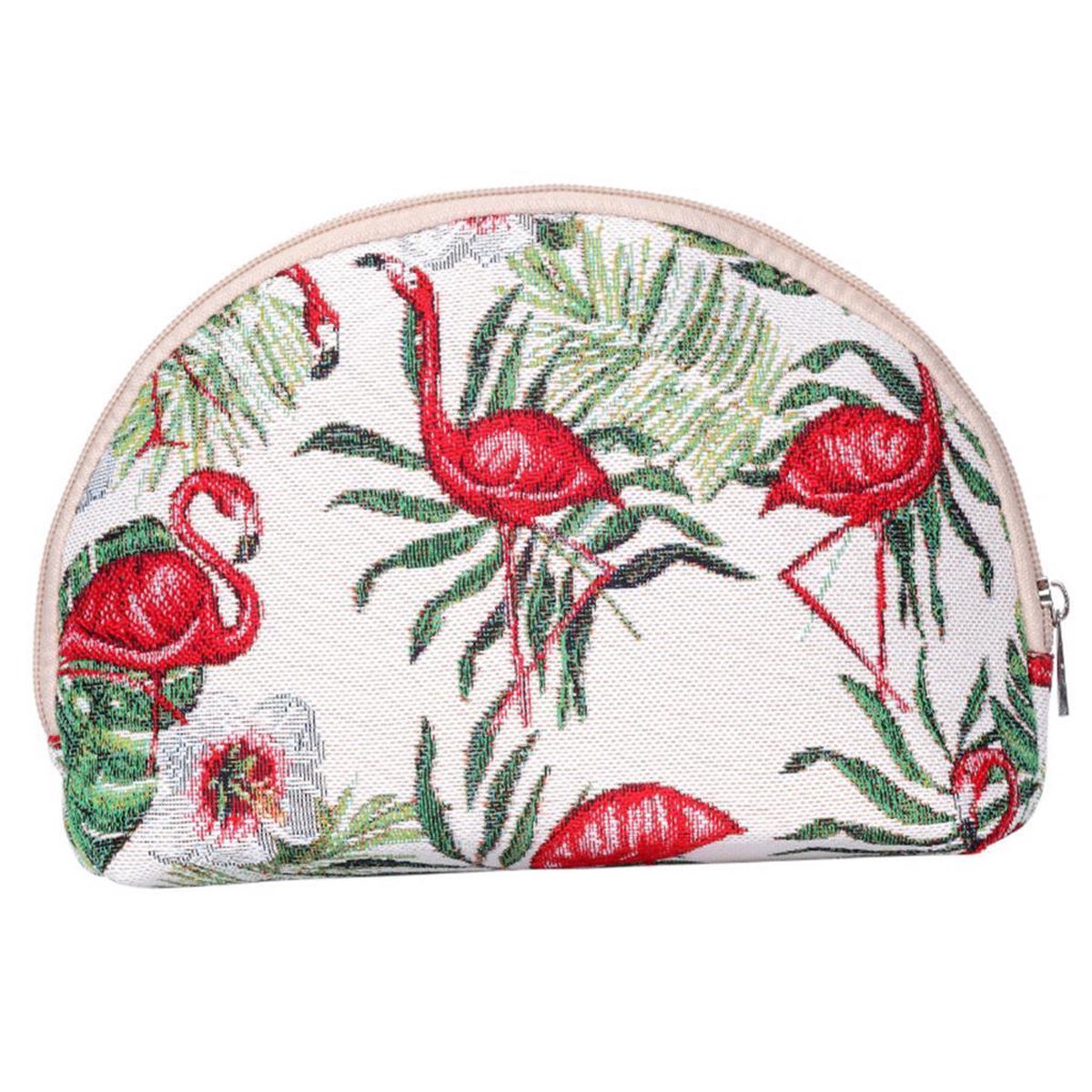 Make-up tas - Flamingo - groot - Gobelin