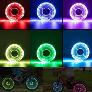 BOTC Spaakverlichting PRO  - 33 patronen - 7 kleur-Spaakverlichting - Fietswielverlichting - Fiets spaak LED verlichting