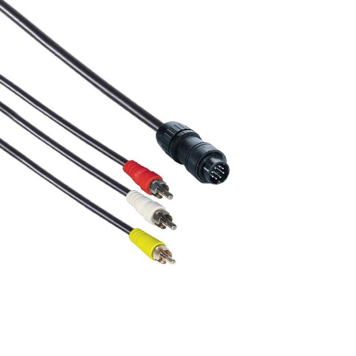 Transmedia DIN 8pins Movieplug - Composiet 3RCA - 2 meter