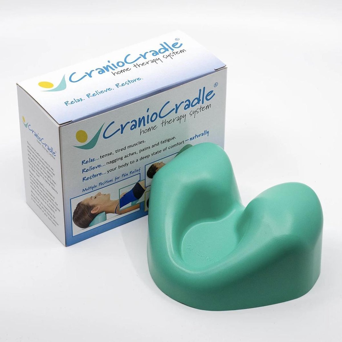 CranioCradle Original - NIEUW IN NEDERLAND - Thuistherapie Systeem - Cranio Sacraal Kussen - Drukpunt Massage - Kussen voor Pijnverlichting
