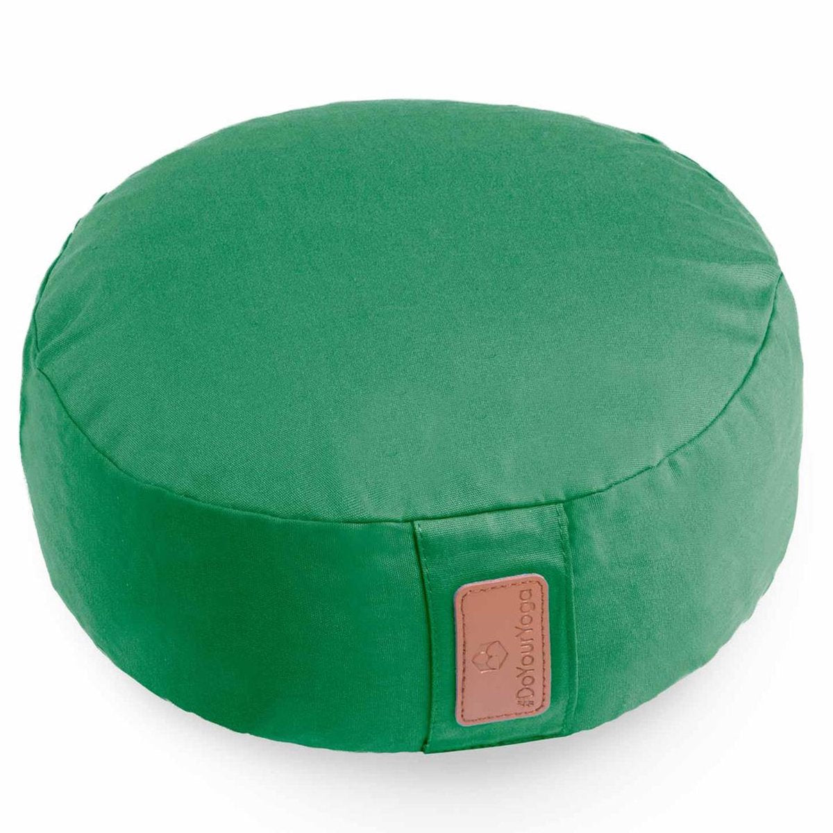 #DoYourYoga - Yoga kussen - »Vishnu« - rond meditatiekussen met bio-organische boekweit schalen vulling - H:15cm