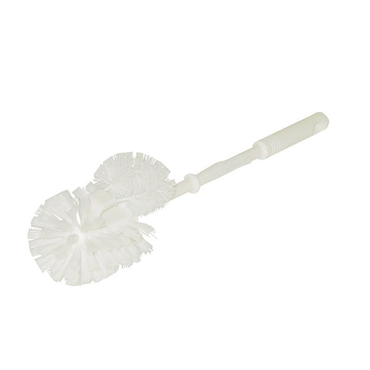Flessenwisser / flessenborstel met pluim - 45 cm - flessenreiniger / tuitenwissers