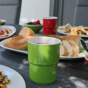 Beker Ornamin Campus in melamine: Glashelder dekseltje