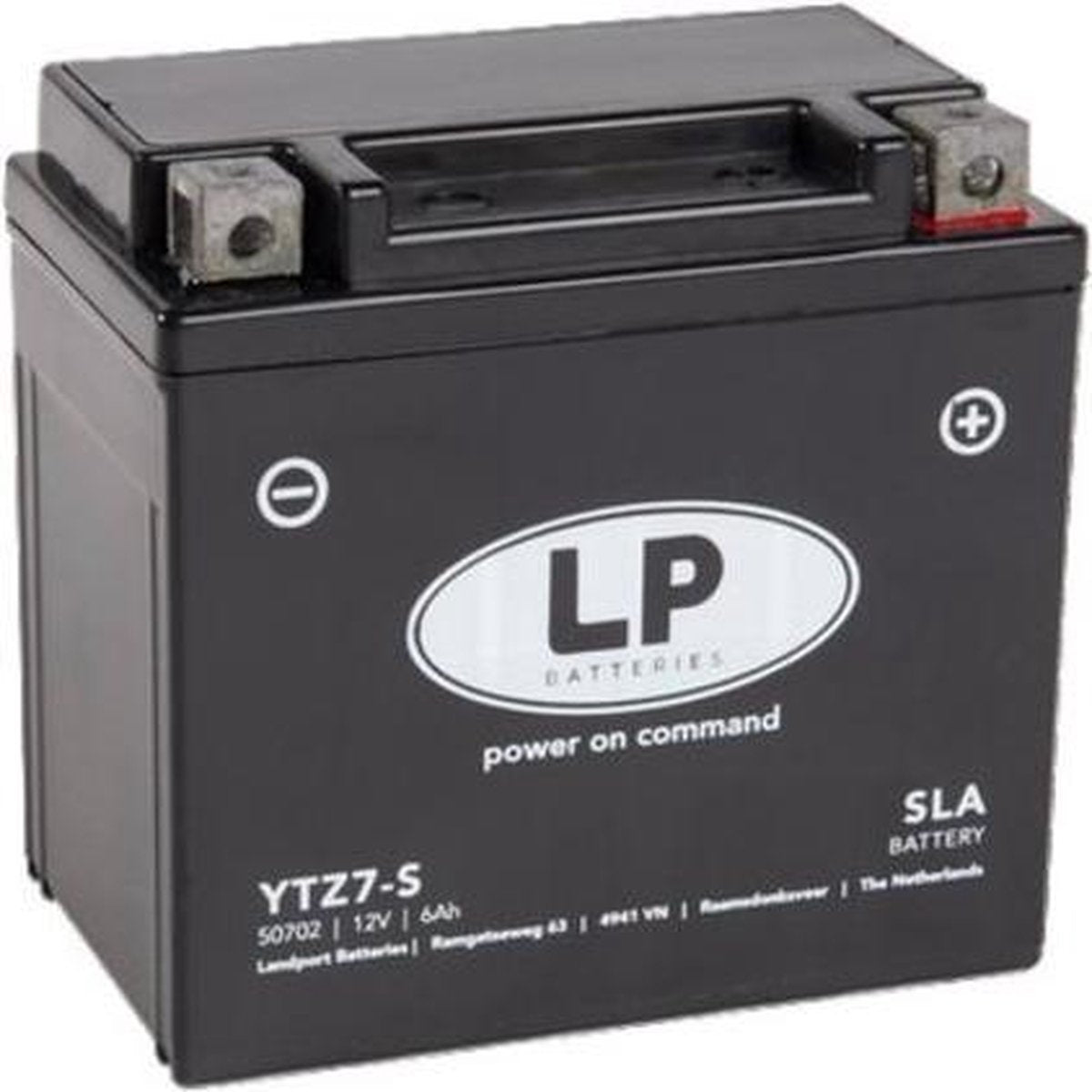 Landport accu - SLA 12V 6Ah - Onderhoudsvrij - (YTZ7-S)