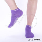 Anti Slip Yoga Sokken - Yoga - Halfhoog - Unisex - Paars