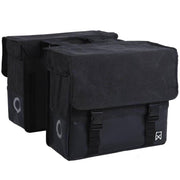Willex Canvas Plus Dubbele Fietstas - 40 L - Zwart/Matzwart