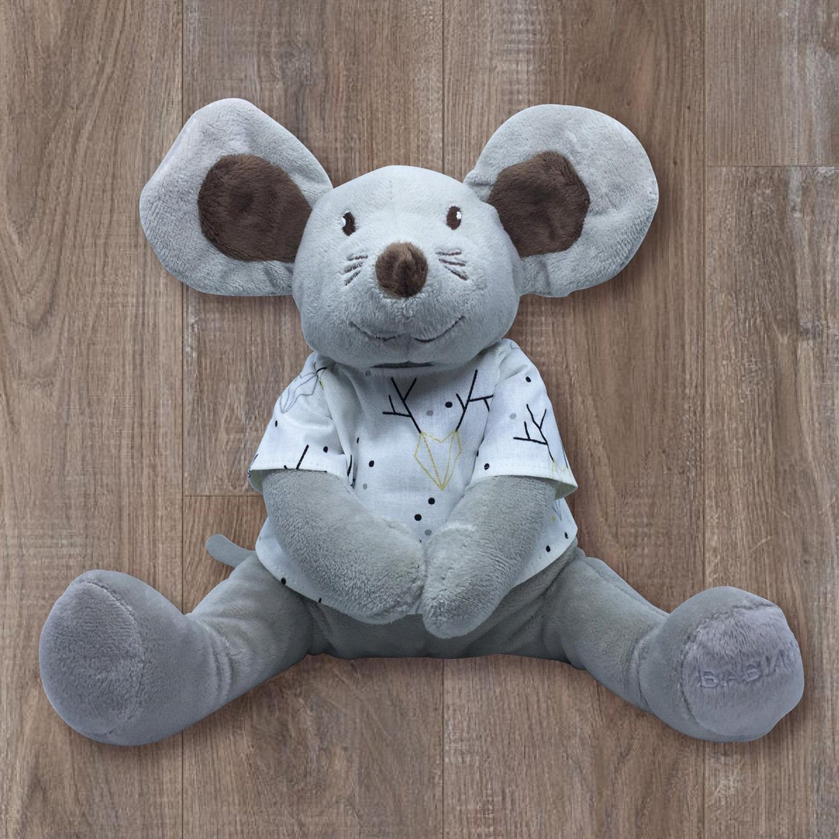 Babiage Doodoo Muis met gouden reinder print