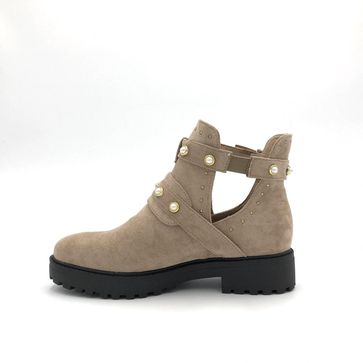 BOOTS MAZA BEIGE - Maat 40 - Enkellaars - Cut out Boots - Beige