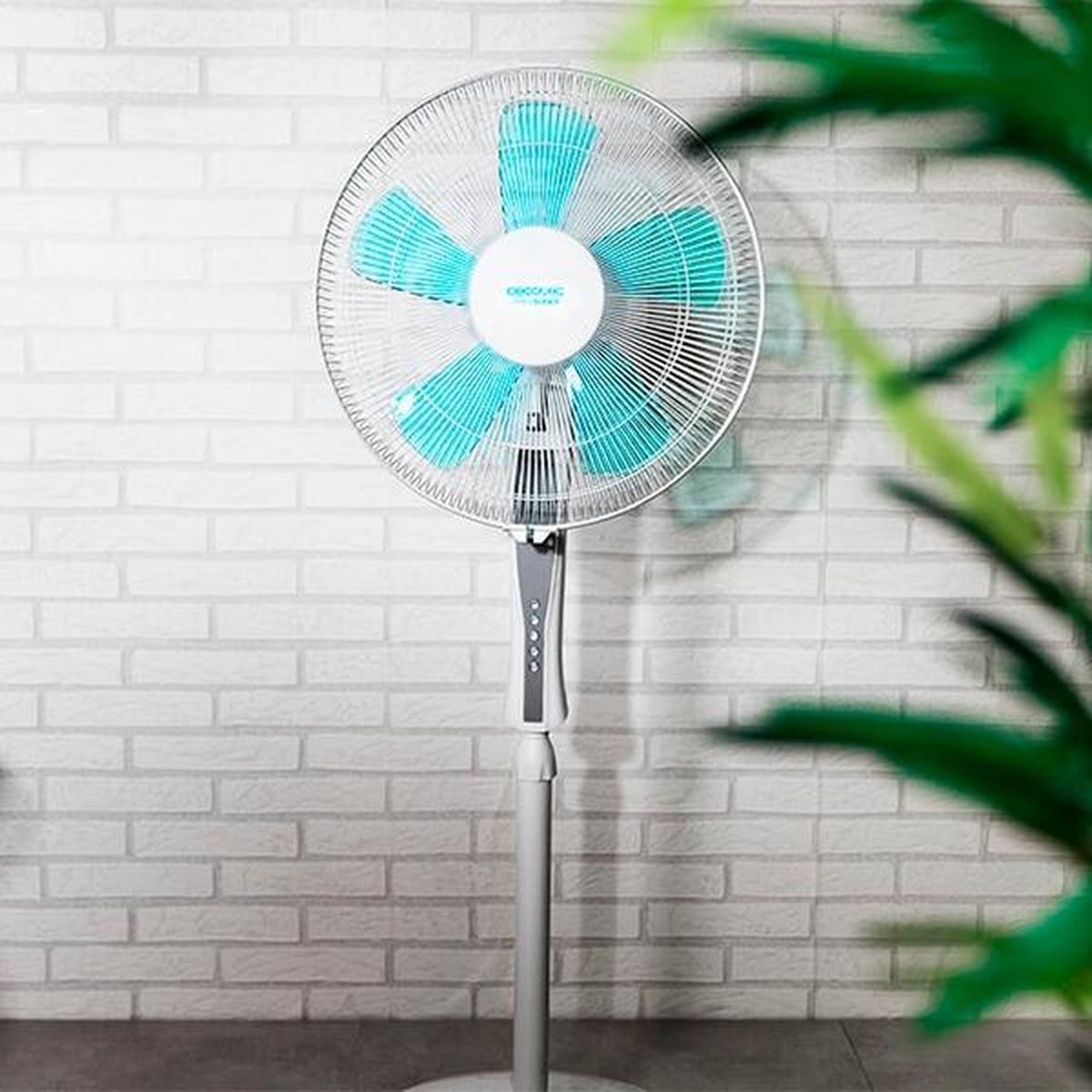 Staande ventilator Cecotec ForceSilence 530 Power Connected 50W (Ø 40 cm) - wit