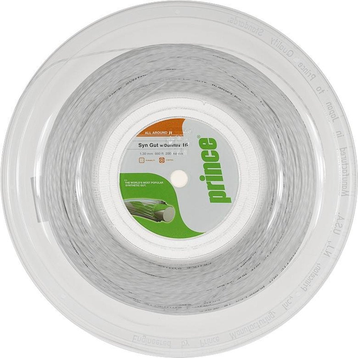 Prince Synthetic Gut 15L 200M White 1.38