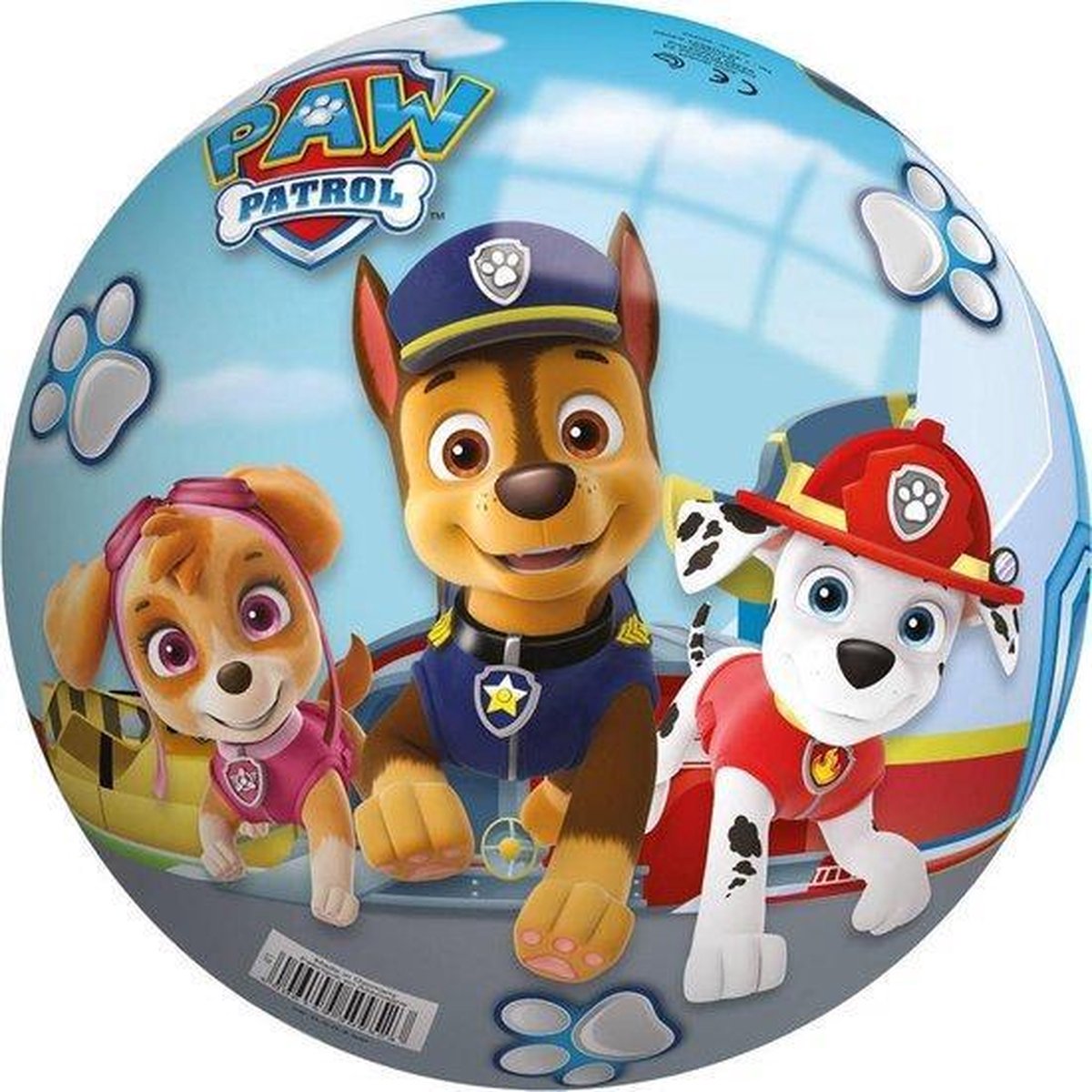 Nickelodeon Bal Paw Patrol 23 Cm Blauw