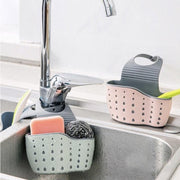 Invendio - multifunctionele verstelbare spons/borstel houder - roze/grijs