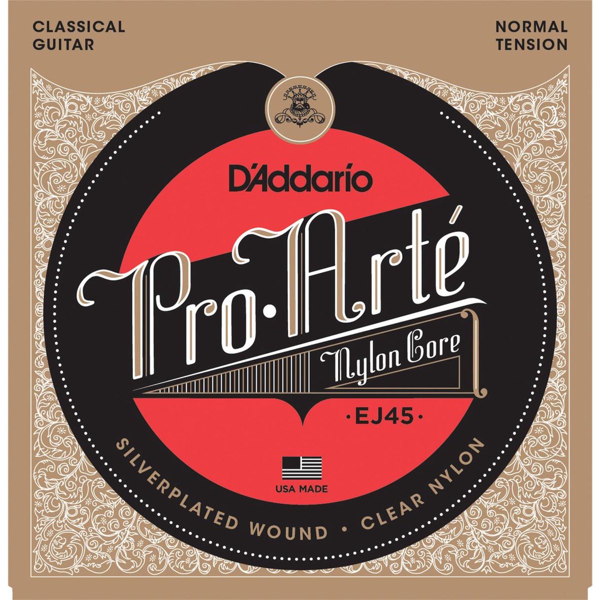 D'Addario EJ45 Normal Tension Pro Arte Classical Guitar Strings