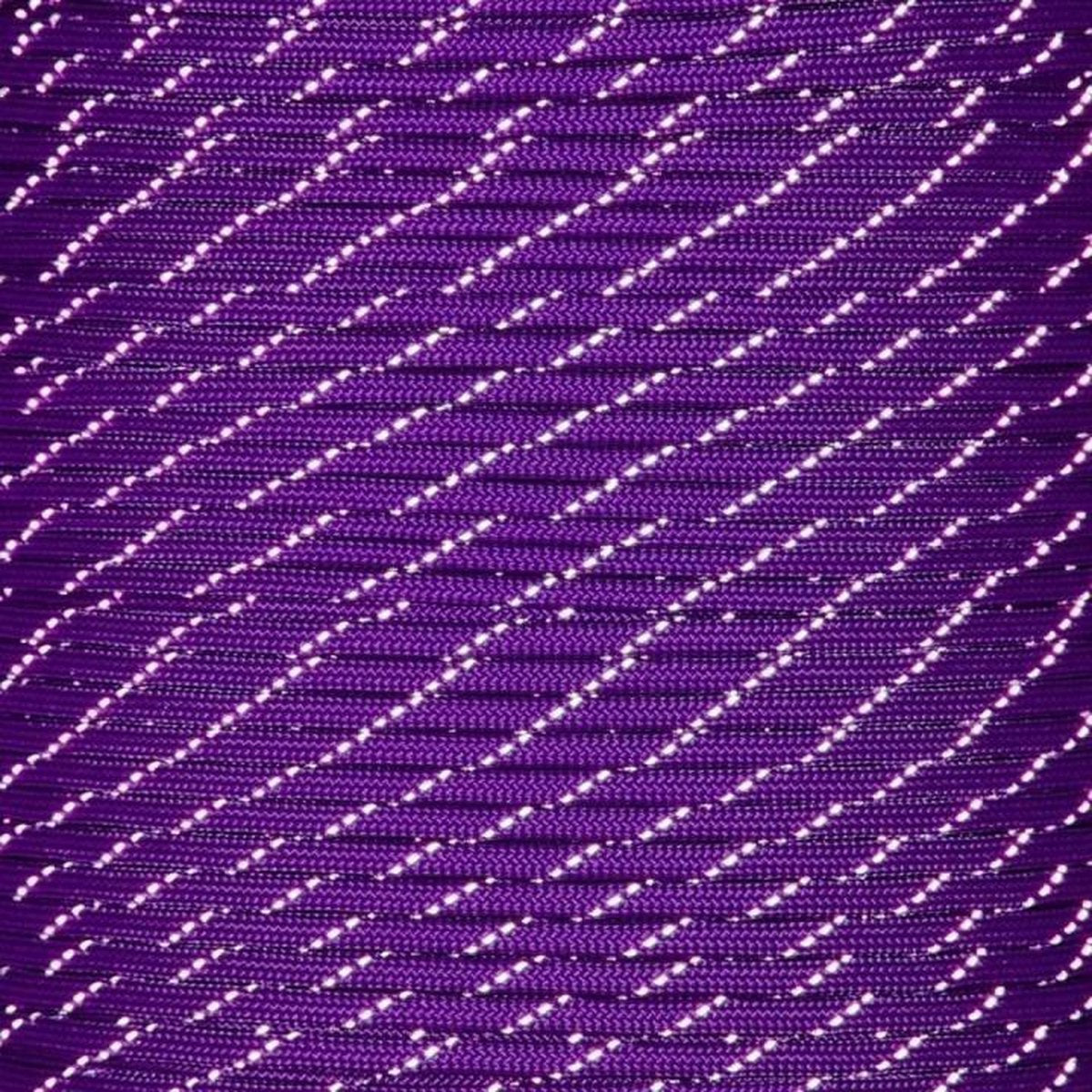 Rol 100 meter - Paars Reflecterend Paracord 550 - #55