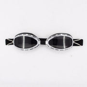 Chrome speedster motorbril donker glas