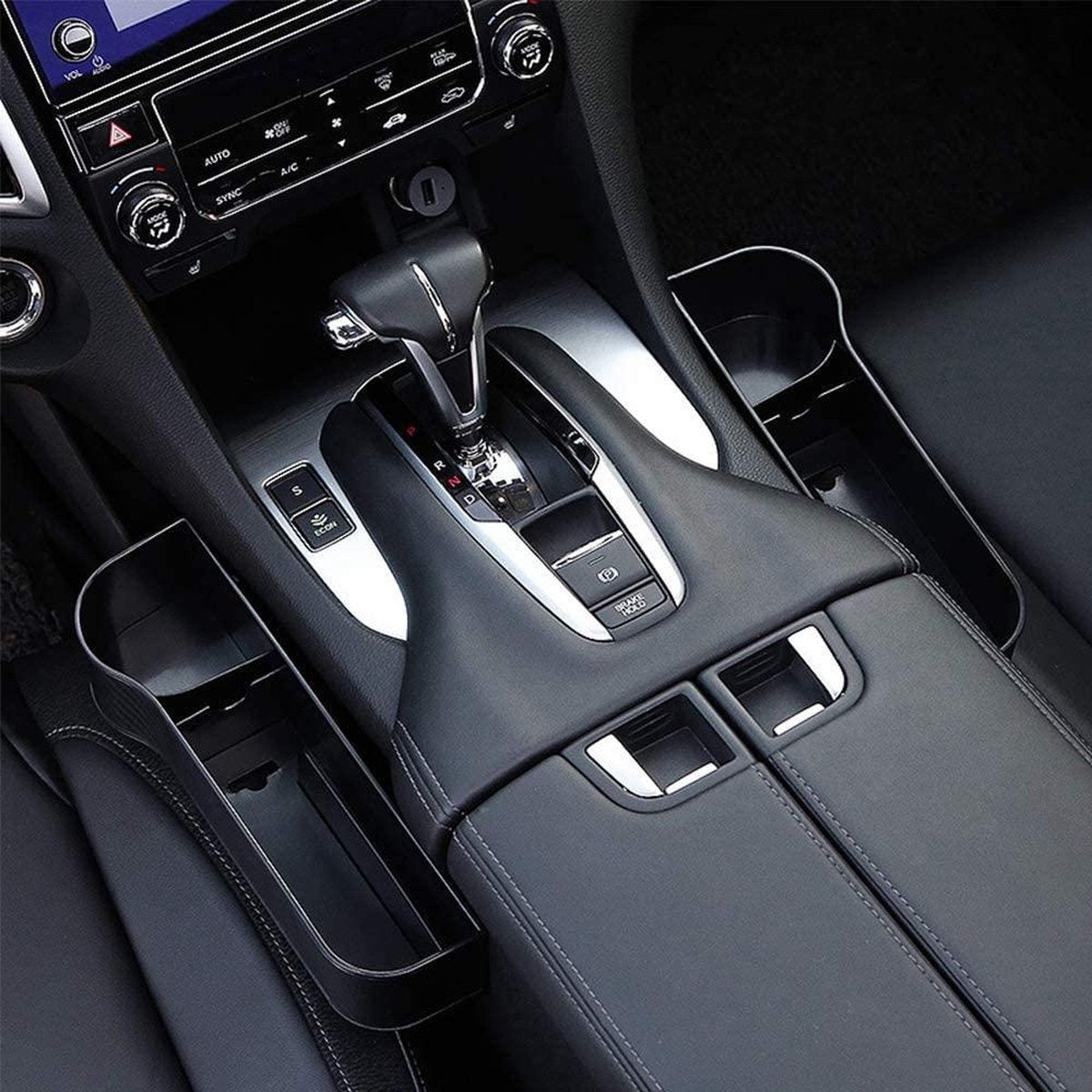 ByS - Luxe Auto Stoel Organizer - Car Seat Organiser - Zwart - 2 Stuks - Links & Rechts