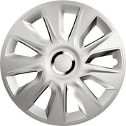 Wieldoppen Stratos RC zilver 16 inch 4-delig set