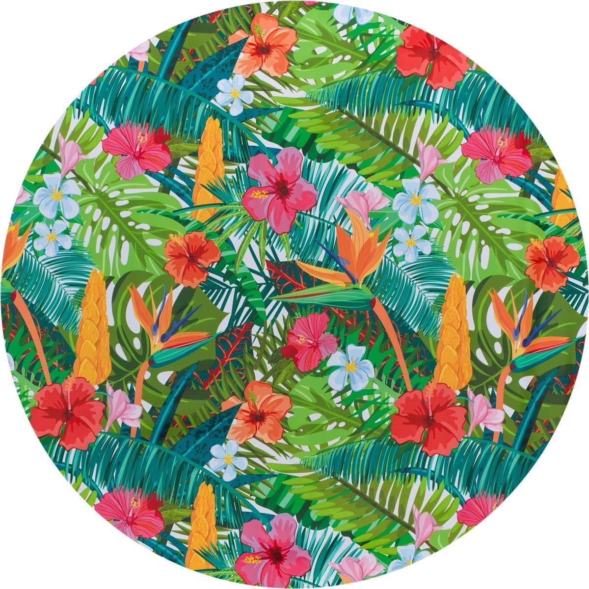 MixMamas Rond Tafelzeil - Ø 140 cm - Paradise Jungle