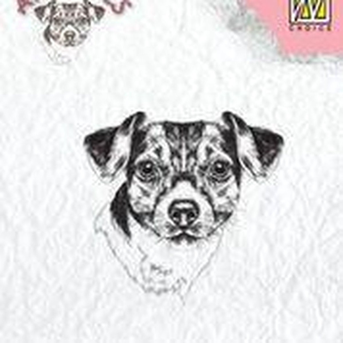 ANI016 clearstamp Animals Dog - Nellie Snellen - Stempel Hond - 1 stuks 4